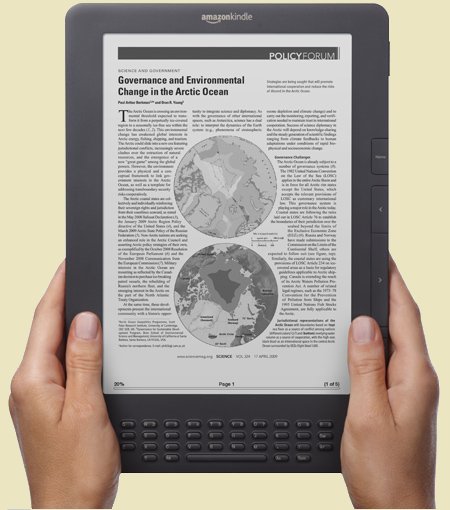 Amazon Kindle DX ebook reader graphite
