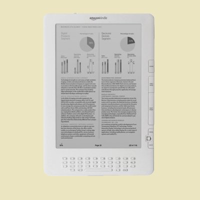 Amazon Kindle DX ebook reader white